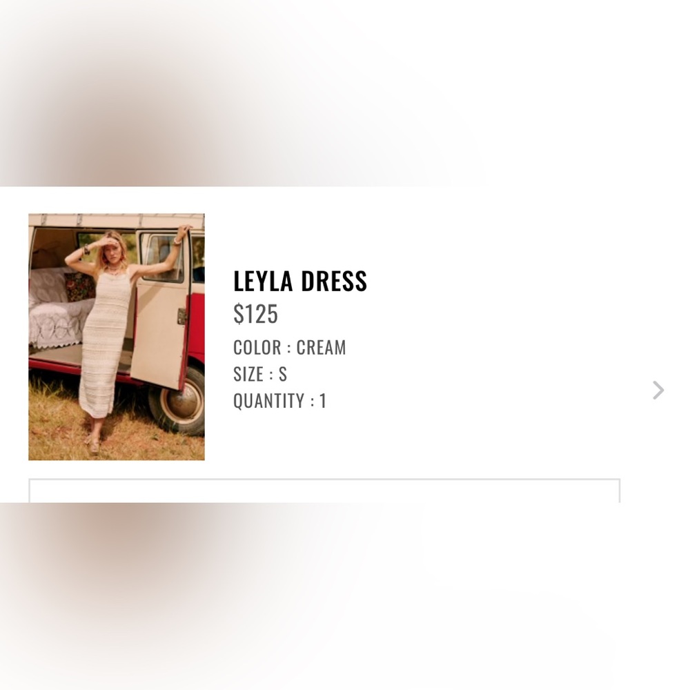 Sezane Leyla Dress in Cream